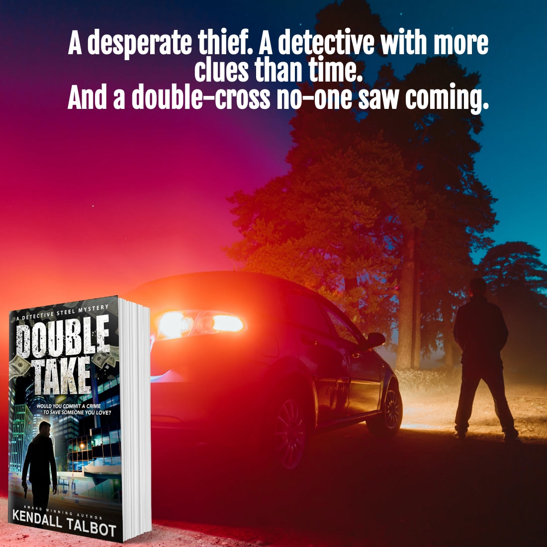 Double Take paperback book by Kendall Talbot vigilante thriller