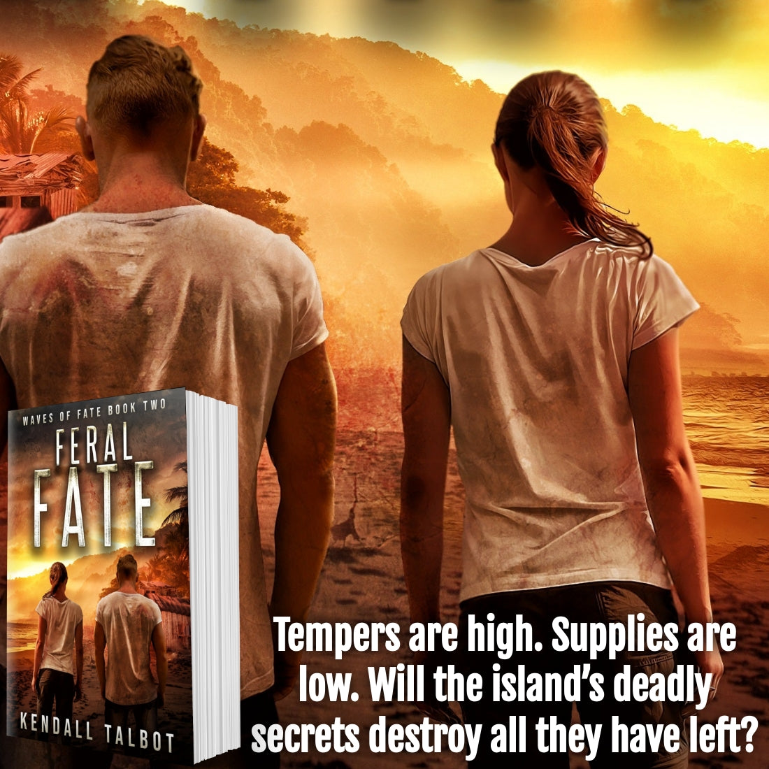Feral Fate disaster thriller paperback by Kendall Talbot