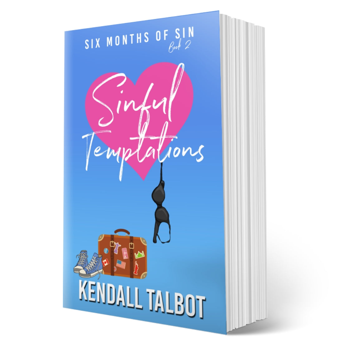 Sinful Temptations Paperback - steamy romantic comedy by Kendall Talbot