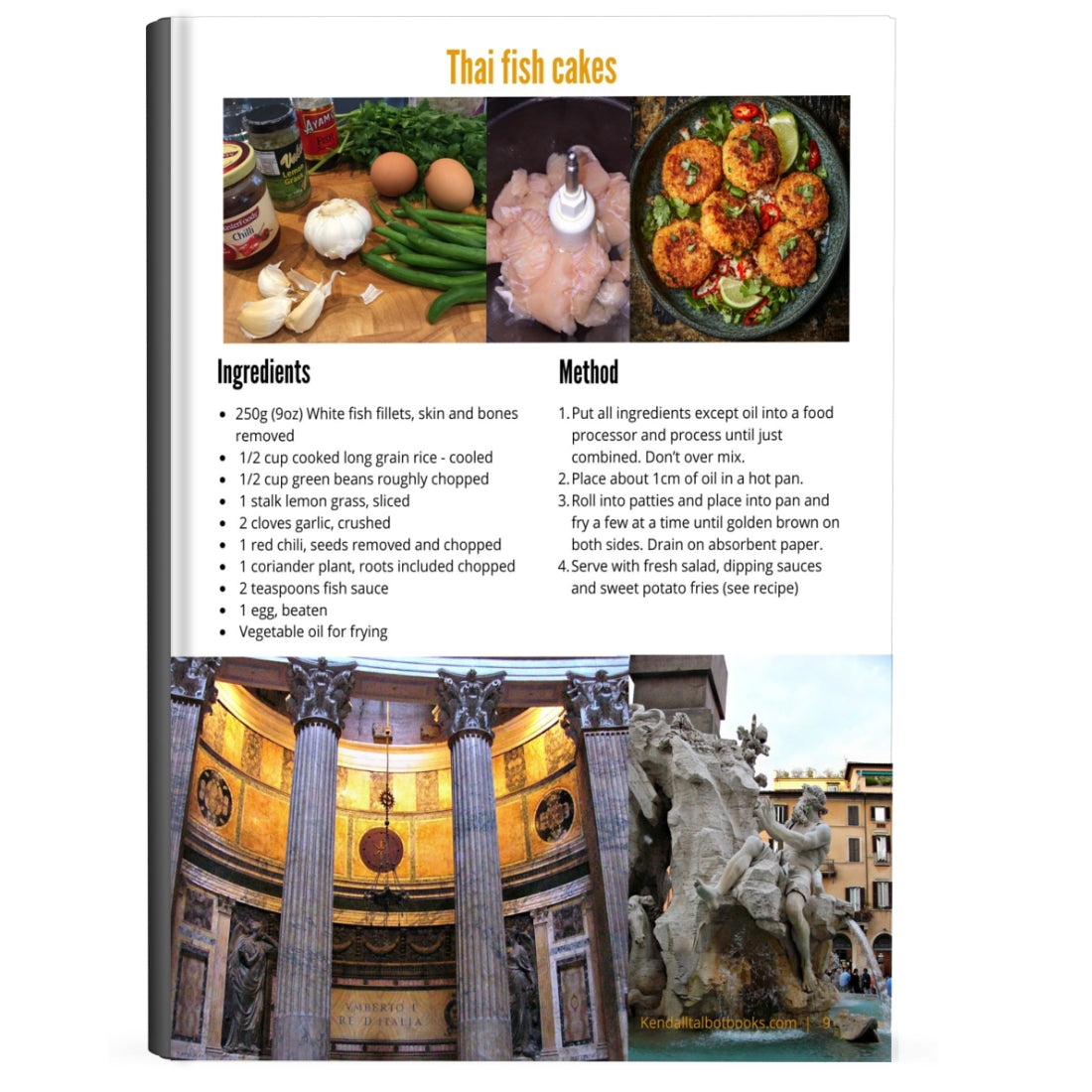 Thai Fish Cakes recipe for Rosalinas Treasured Treats Cookbook by Kendall Talbot