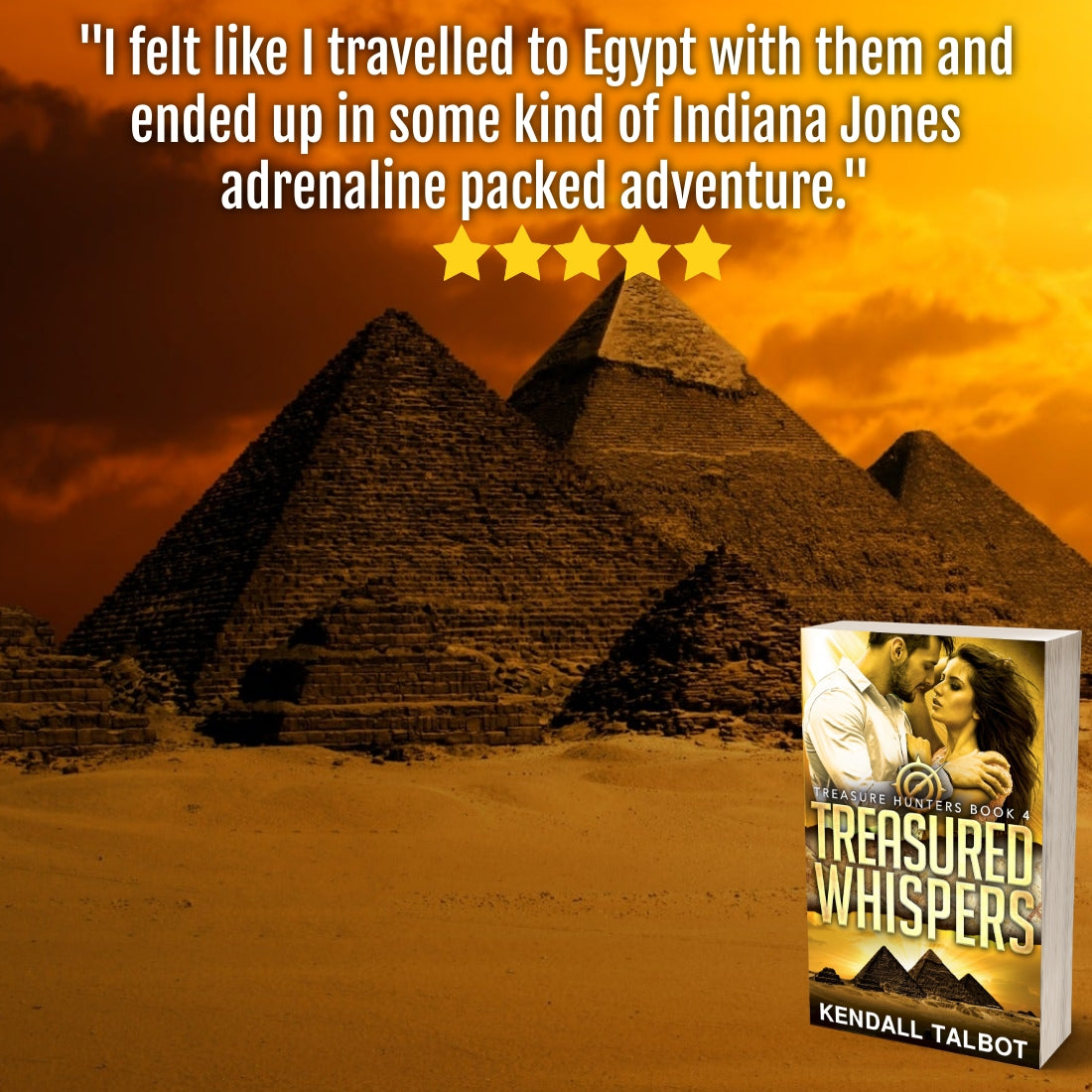 Treasured Whispers Paperback Book by Kendall Talbot Egyptian romance