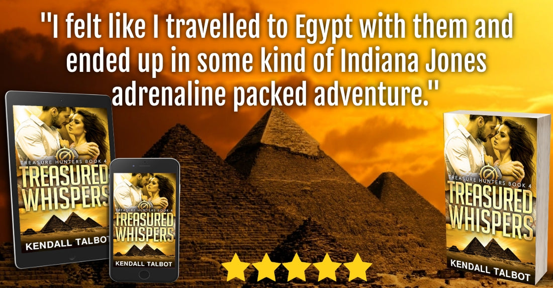 Treasured Whispers by Kendall Talbot Mystery adventure romance