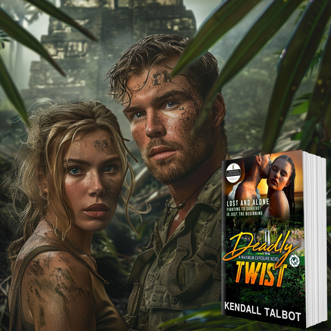 Deadly Twist survival romance paperback by Kendall Talbot