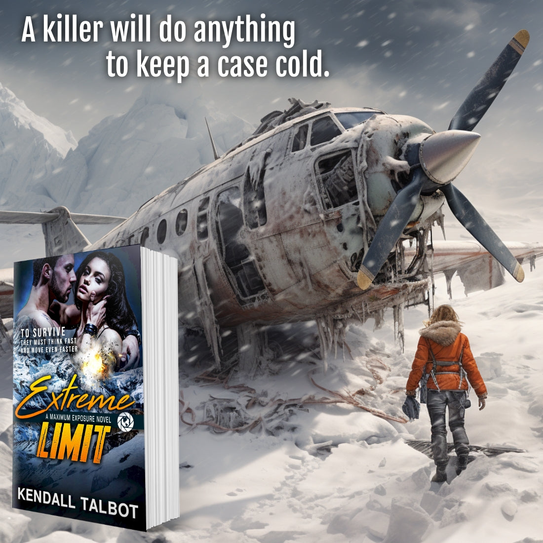 Extreme Limit romantic thriller paperback by Kendall Talbot