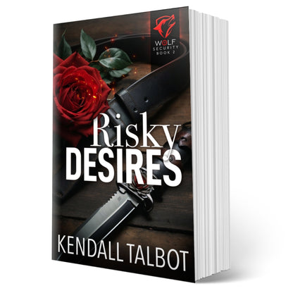 Risky Desires Paperback book by Kendall Talbot Romantic Thriller