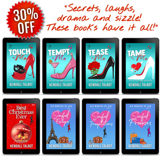 Steamy romantic comedy bundle of 8 books by Kendall Talbot