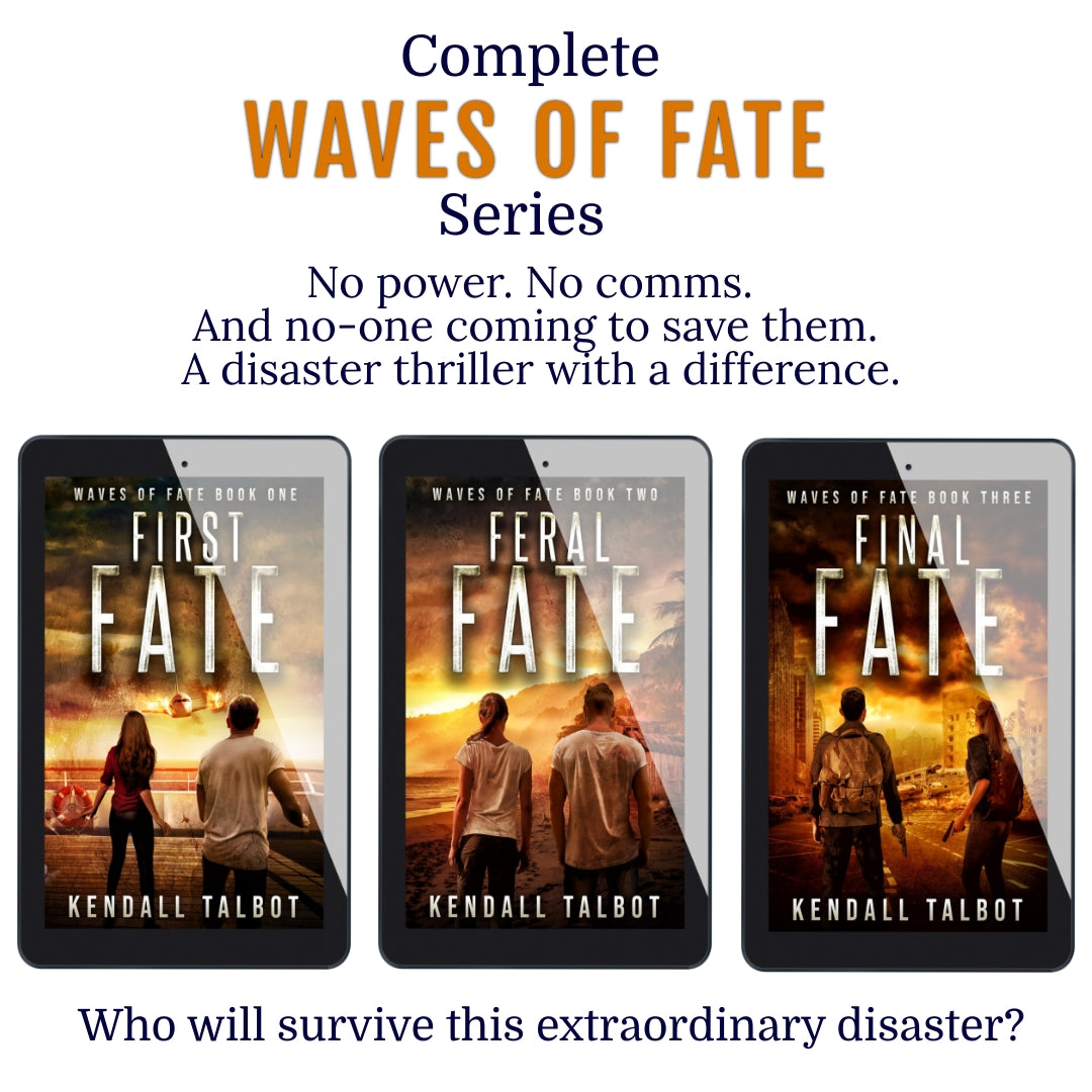 Waves of Fate disaster survival thriller series by Kendall Talbot